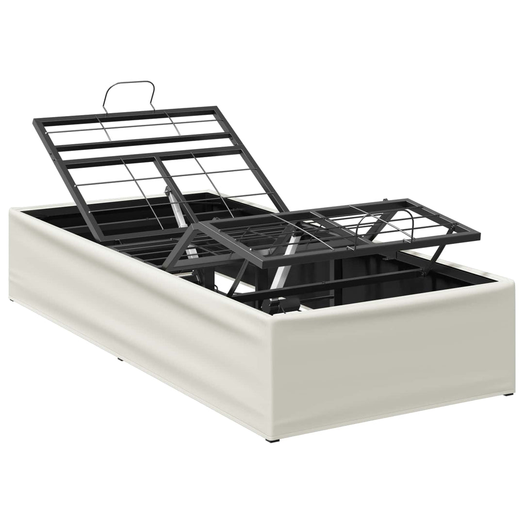 Elektrisk Justerbar Sengetramme Hvid 200 x 100 x 33,5 cm Stål