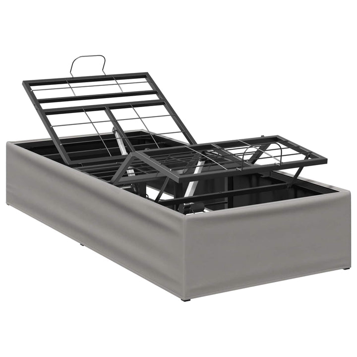 Elektrisk Justerbar Sengetramme Lysegrå 200 x 100 x 33,5 cm