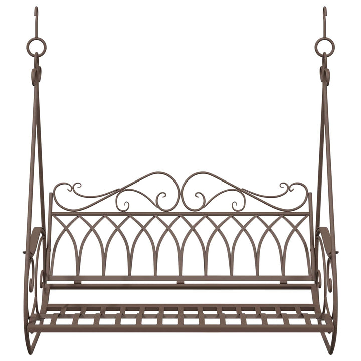 Gyng Bænk Stål 112 x 60 x 126,5 cm Antik Brun