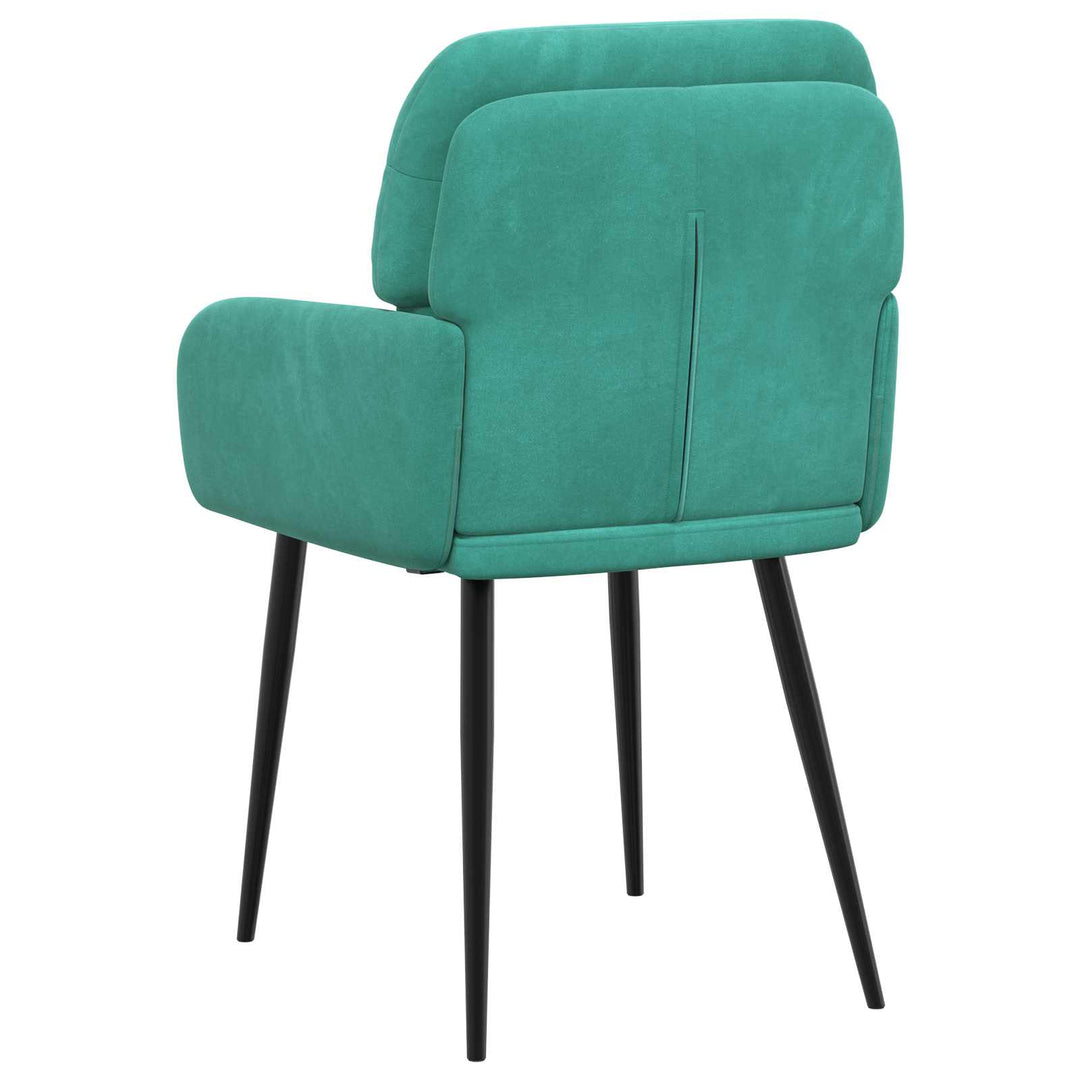Spisestole 2 stk. Fløjl Turkis 59 x 59,5 x 90 cm