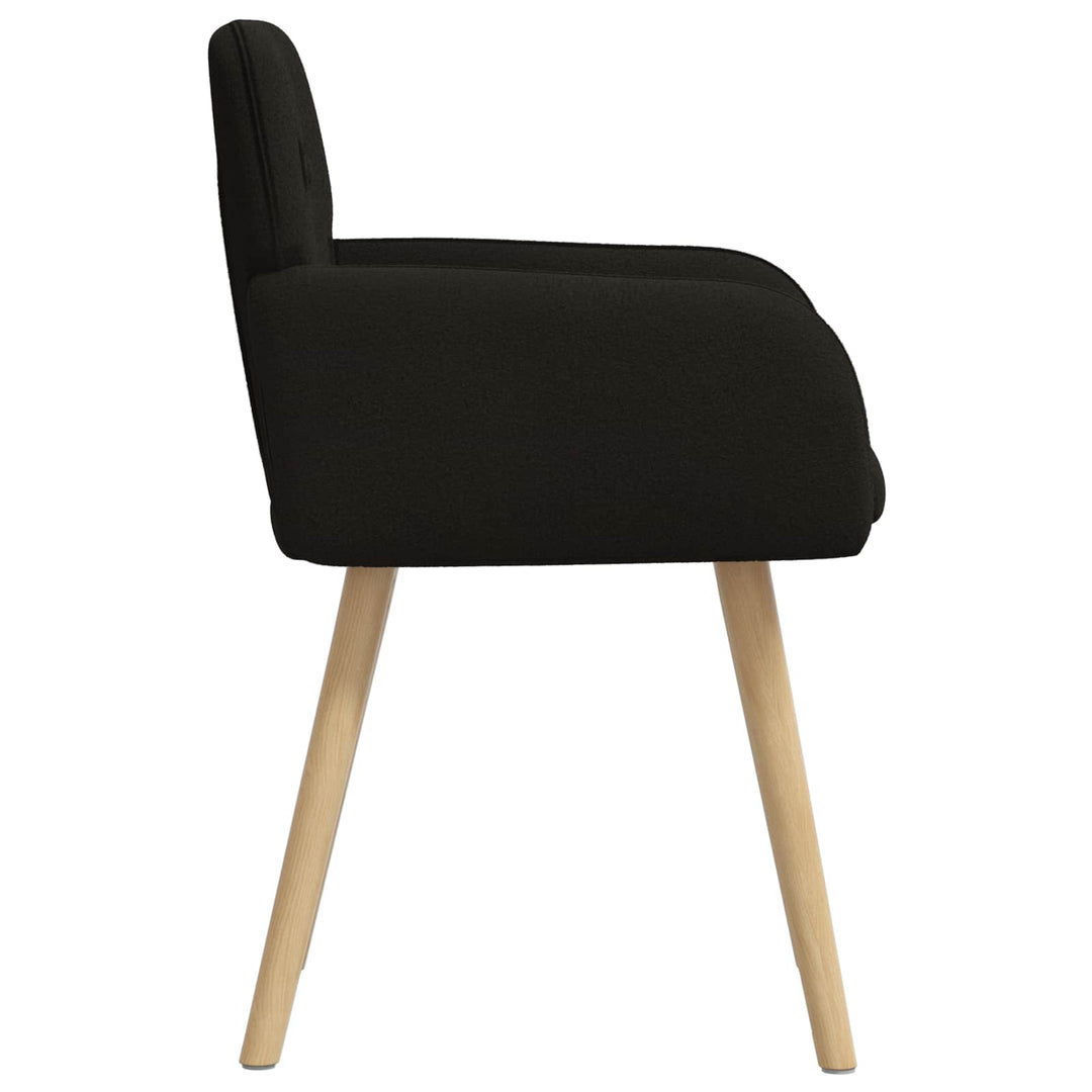 Spisestole 2 stk. Bouclé Sort 59 x 57 x 85 cm