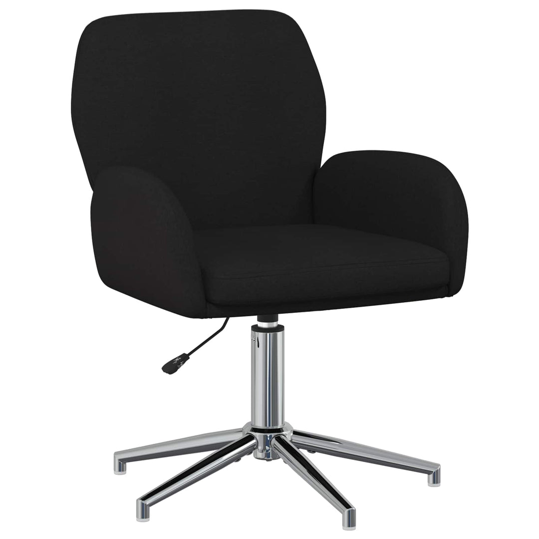 Svingbar skrivebordsstol 54 x 58 x 90 cm Sort Stof