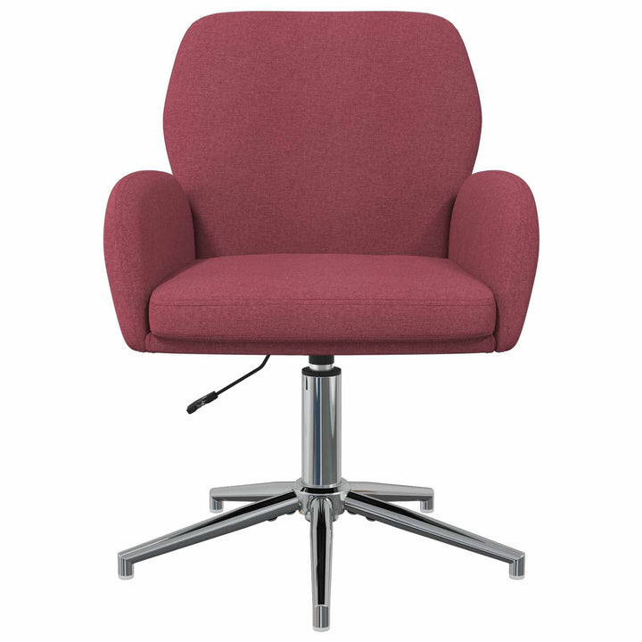 Svingbar skrivebordsstol 54 x 58 x 90 cm Vinrød Stof