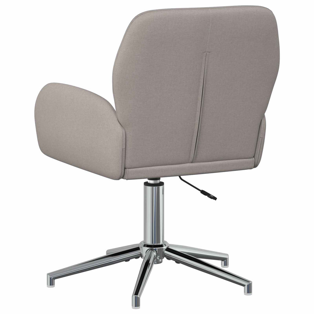 Svingbar skrivebordsstol Stof 54 x 58 x 90 cm Gråbrun