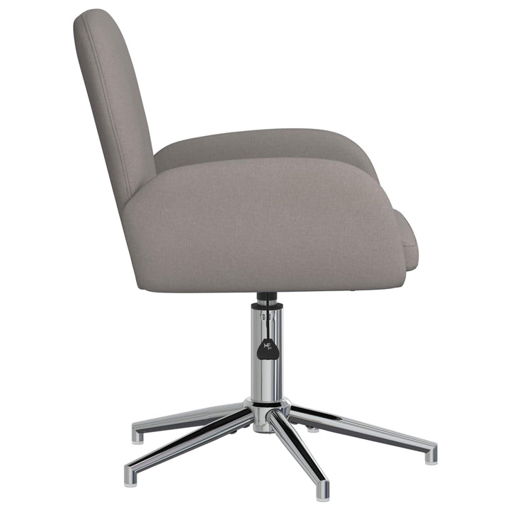Svingbar skrivebordsstol Stof 54 x 58 x 90 cm Gråbrun