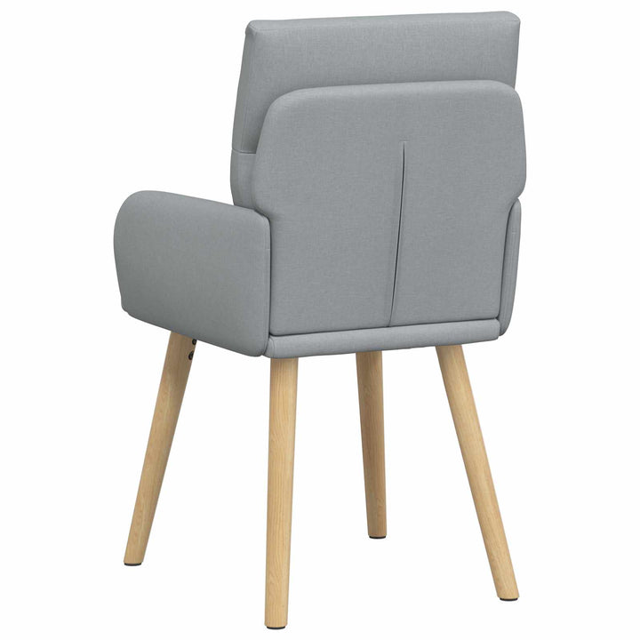 Spisestole 2 pcs Stof Lysegrå 60 x 56 x 96 cm