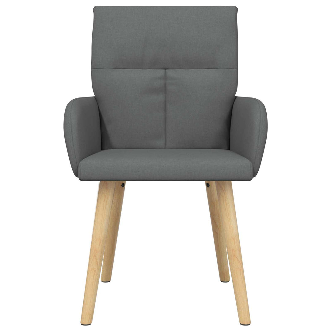 Spisestole 2 stk. Stof Mørkegrå 60 x 56 x 96 cm