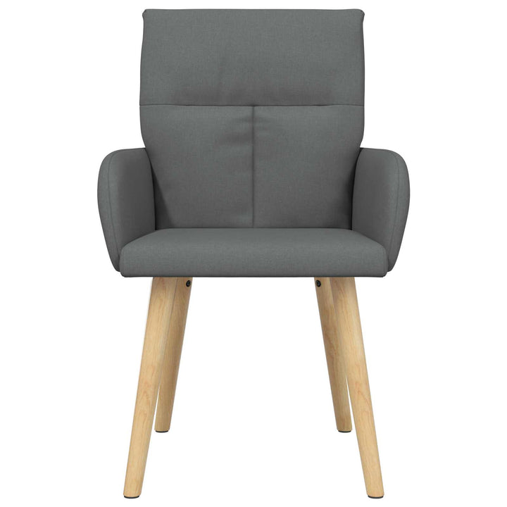 Spisestole 2 stk. Stof Mørkegrå 60 x 56 x 96 cm