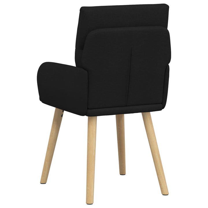 Spisestole 2 stk. Stof Sort 60 x 56 x 96 cm