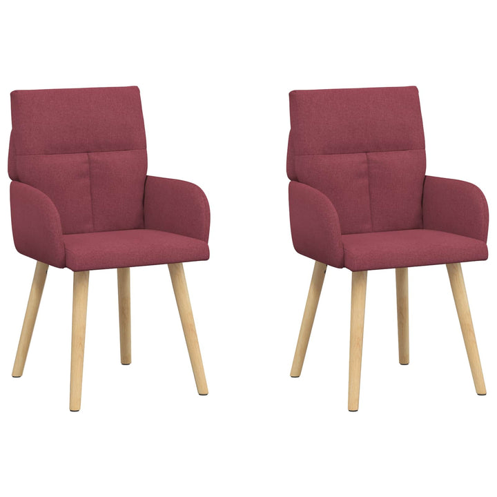 Spisestole 2 pcs Stof Vinrød 60 x 56 x 96 cm
