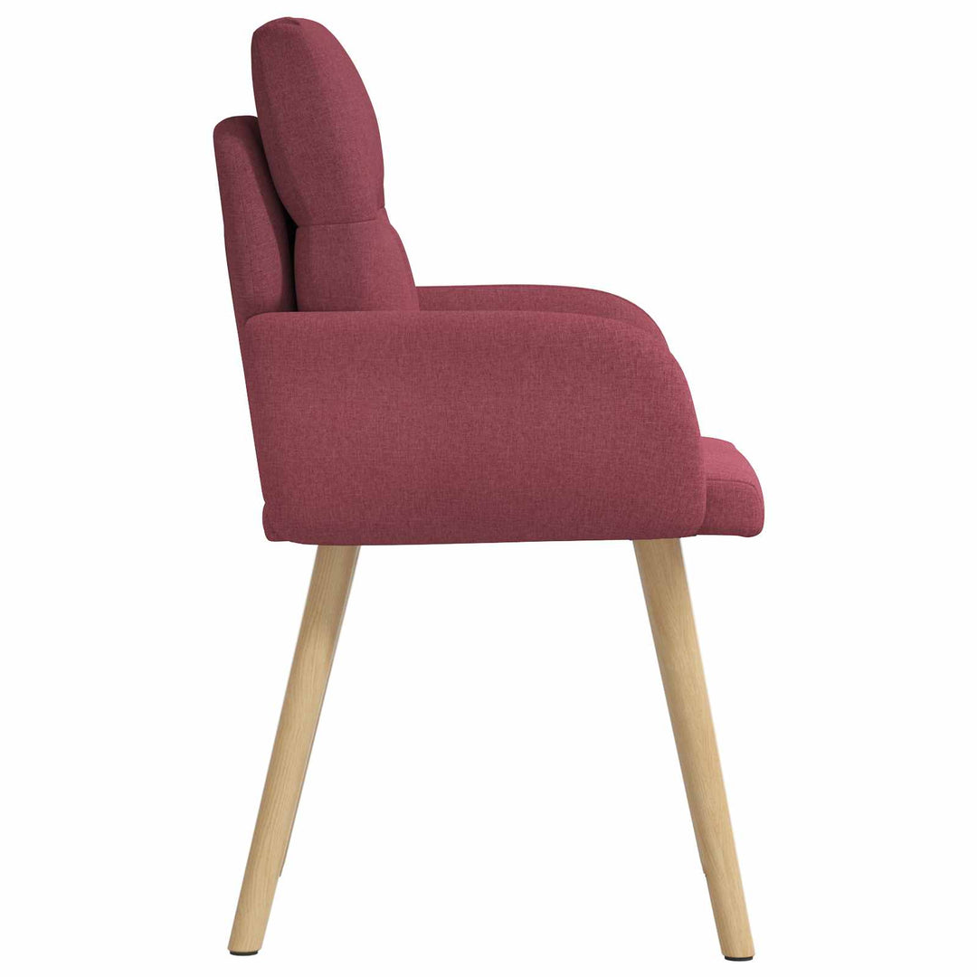 Spisestole 2 stk. Stof Vinrød 60 x 56 x 96 cm