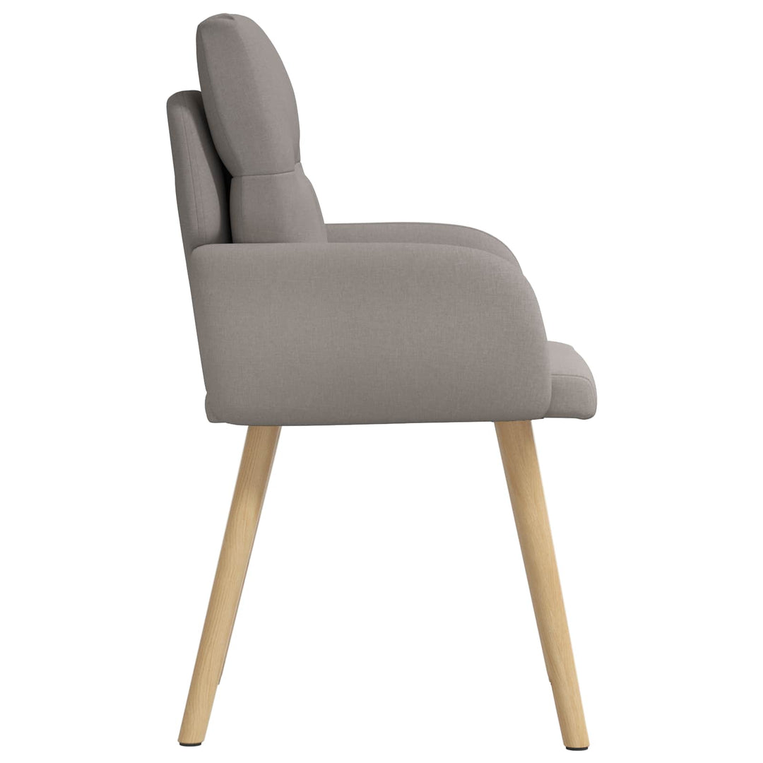 Spisestole 2 stk. Stof Gråbrun 60 x 56 x 96 cm