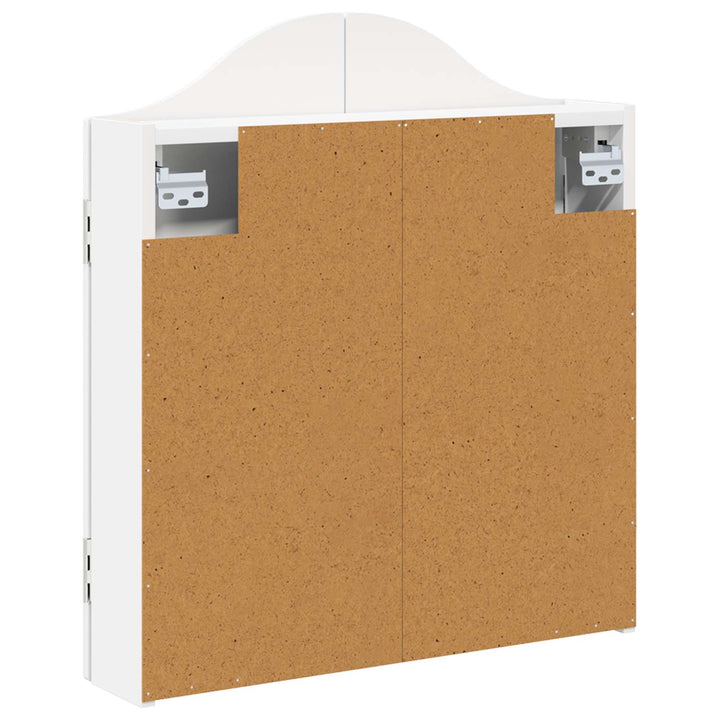 Dartboard Skab Hvid 56 x 12 x 63 cm Konstrueret træ