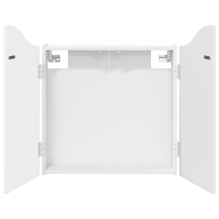 Dartboard Skab Hvid 56 x 12 x 63 cm Konstrueret træ