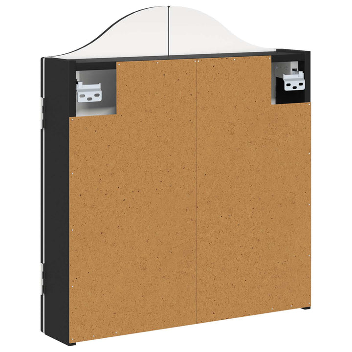 Dartboard Skab Sort 56 x 12 x 63 cm Konstrueret træ