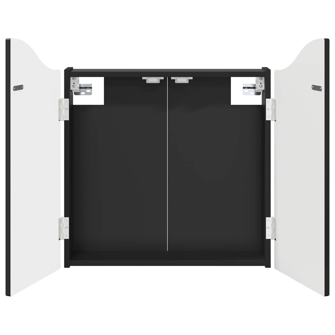 Dartboard Skab Sort 56 x 12 x 63 cm Konstrueret træ
