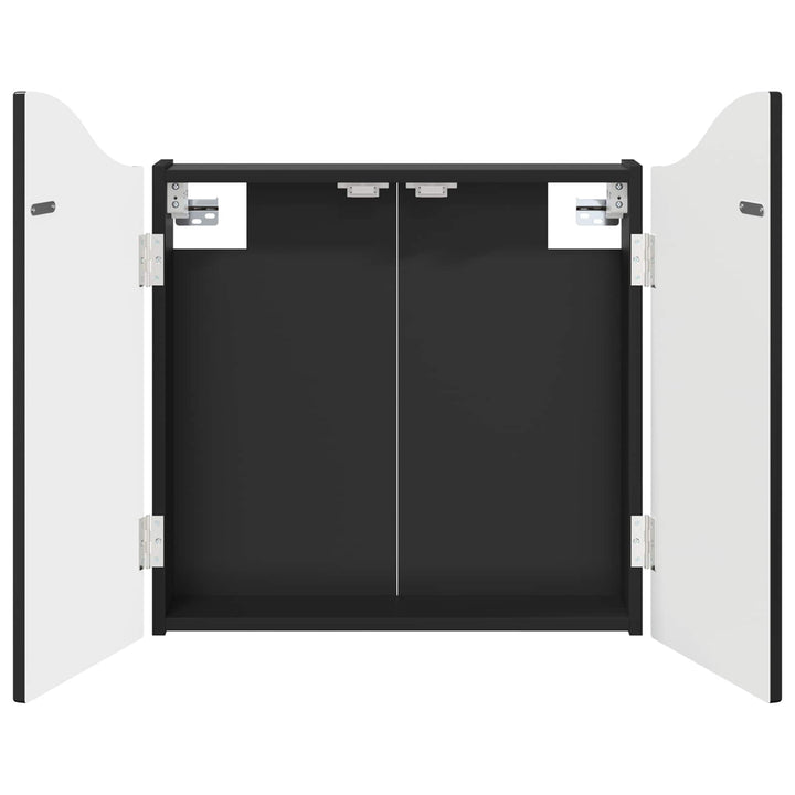 Dartboard Skab Sort 56 x 12 x 63 cm Konstrueret træ