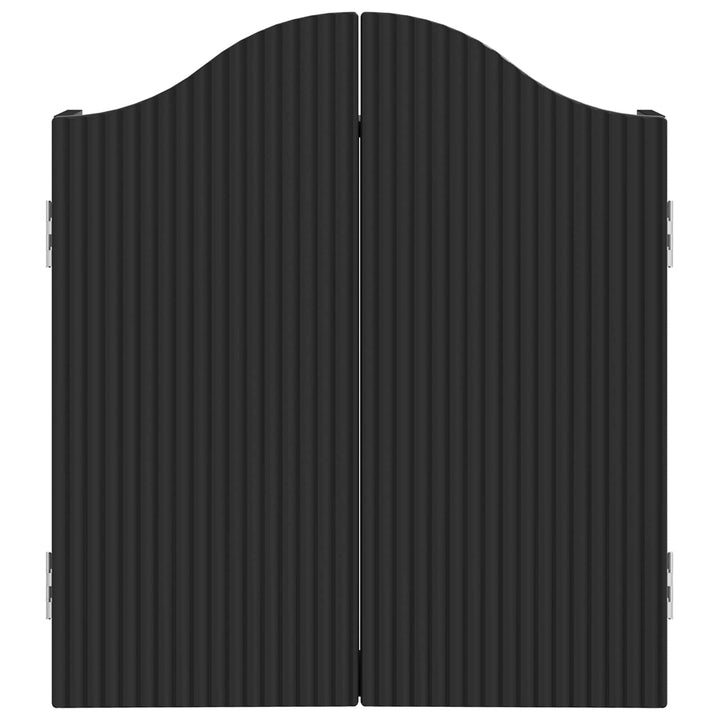 Dartboard Skab Sort 56 x 12 x 63 cm Konstrueret træ