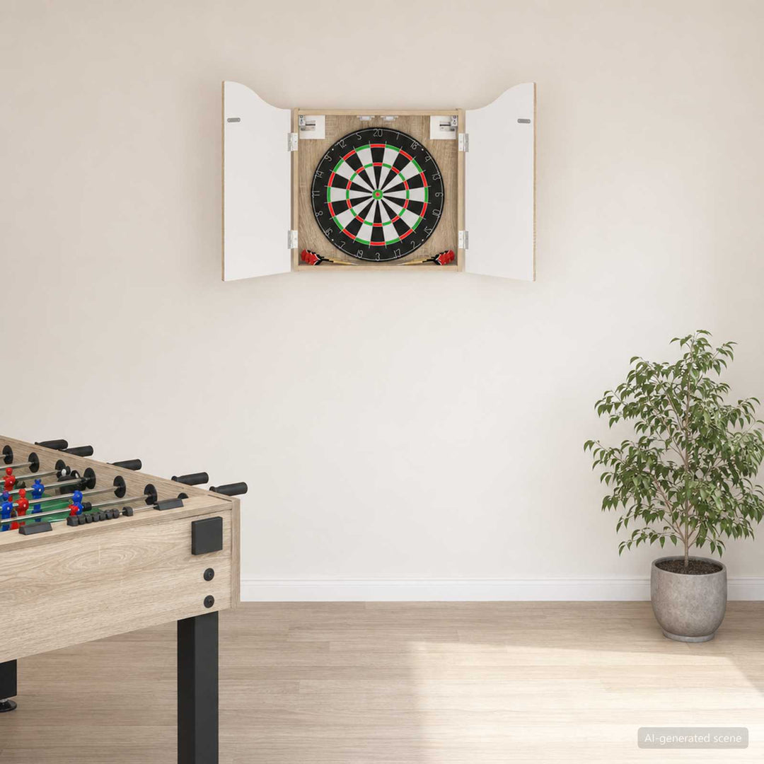 Dartboard Skab Sonoma-eg 56 x 12 x 63 cm Konstrueret træ