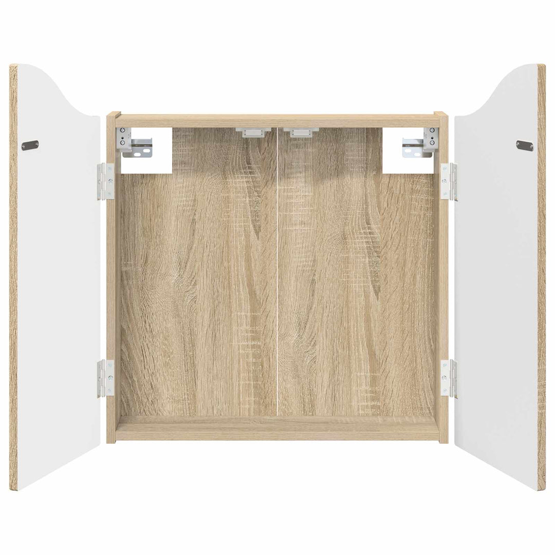 Dartboard Skab Sonoma-eg 56 x 12 x 63 cm Konstrueret træ