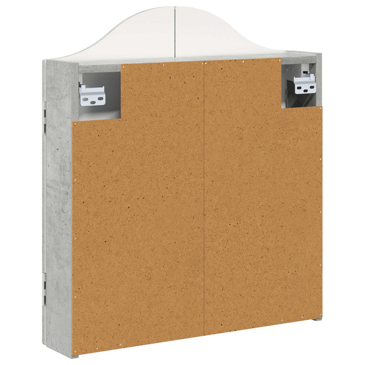 Dartboard Skab Betongrå 56 x 12 x 63 cm Konstrueret træ