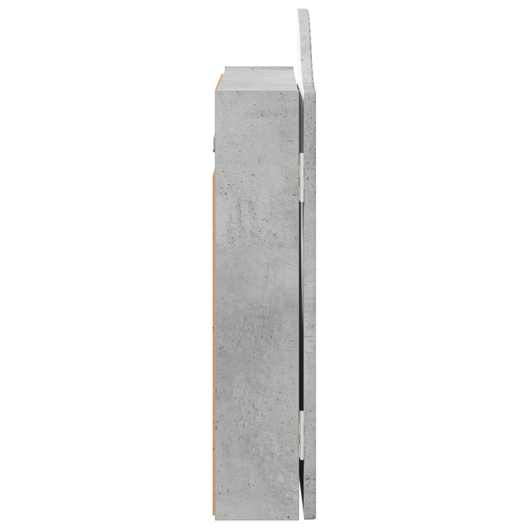 Dartboard Skab Betongrå 56 x 12 x 63 cm Konstrueret træ