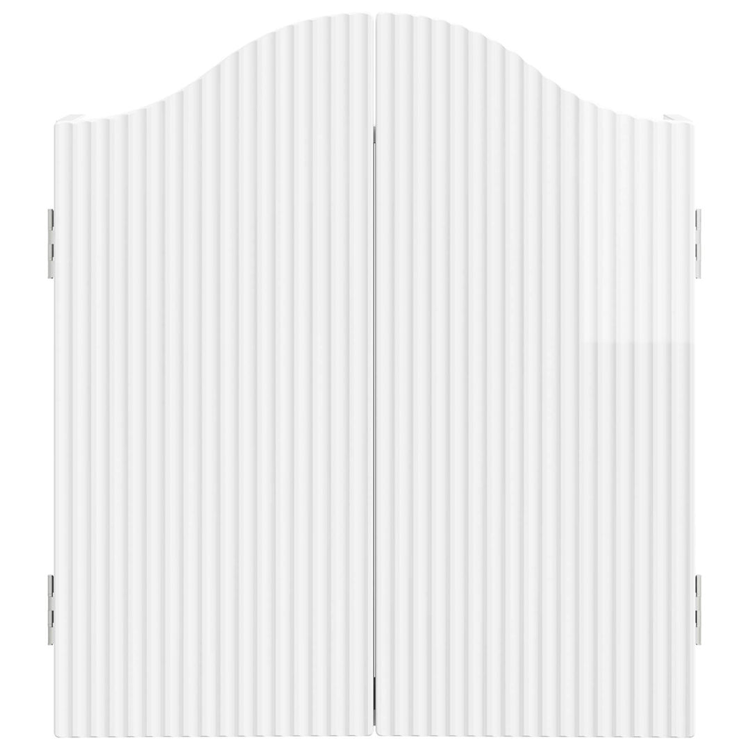 Dartboard Skab Hvid højglans 56 x 12 x 63 cm Konstrueret træ