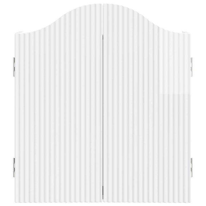Dartboard Skab Hvid højglans 56 x 12 x 63 cm Konstrueret træ