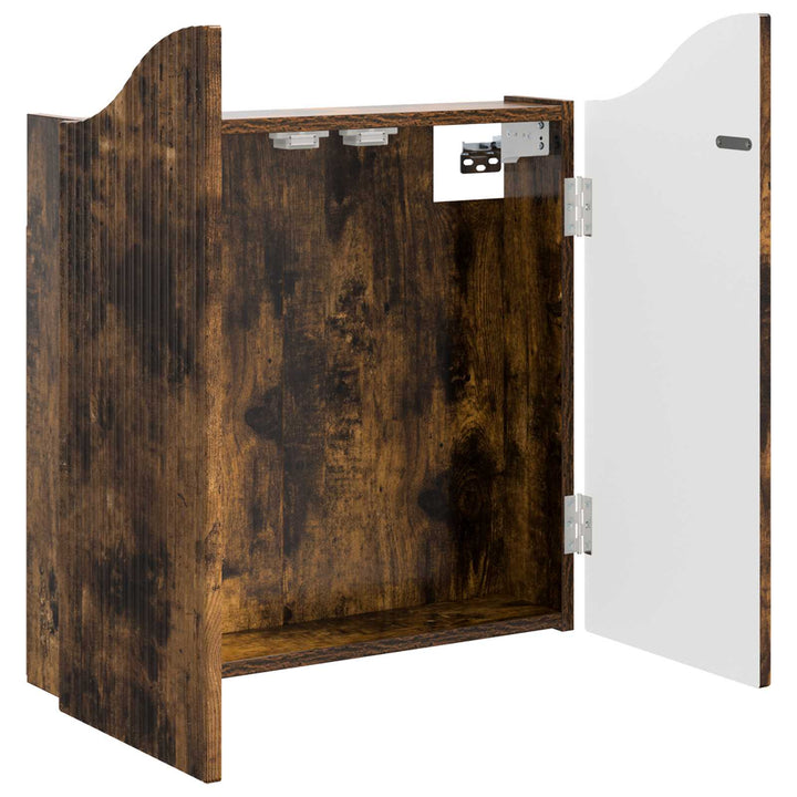 Dartboard Skab Røget eg 56 x 12 x 63 cm Konstrueret træ