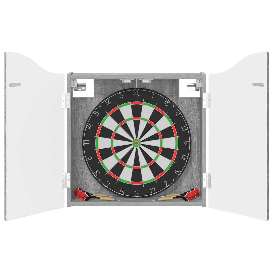 Dartboard Skab Grå Sonoma 56 x 12 x 63 cm Konstrueret træ