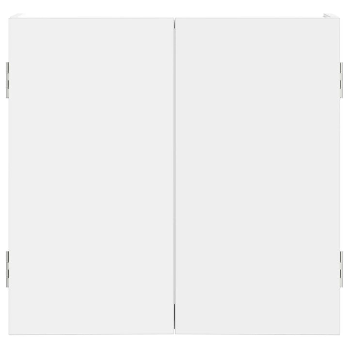 Dartboard Skab Hvid 56 x 12 x 53,5 cm Konstrueret træ
