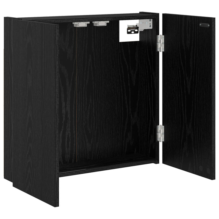 Dartboard Skab Sort eg 56 x 12 x 53,5 cm Konstrueret træ