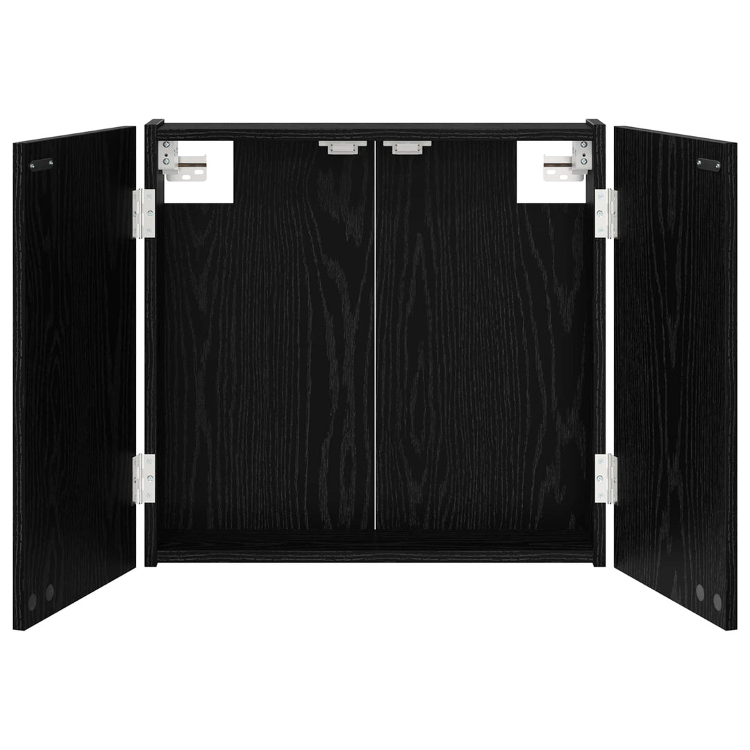 Dartboard Skab Sort eg 56 x 12 x 53,5 cm Konstrueret træ