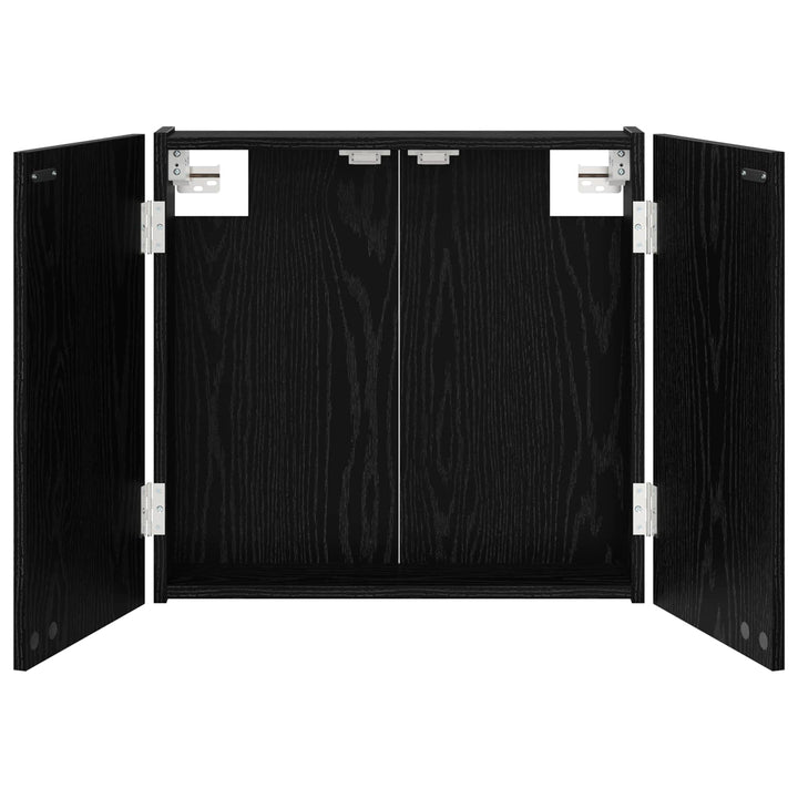 Dartboard Skab Sort eg 56 x 12 x 53,5 cm Konstrueret træ