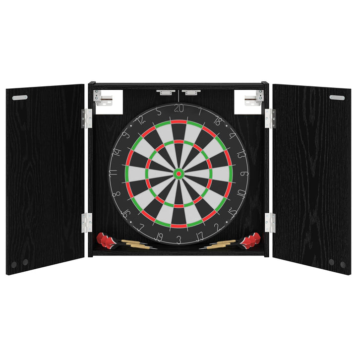 Dartboard Skab Sort eg 56 x 12 x 53,5 cm Konstrueret træ