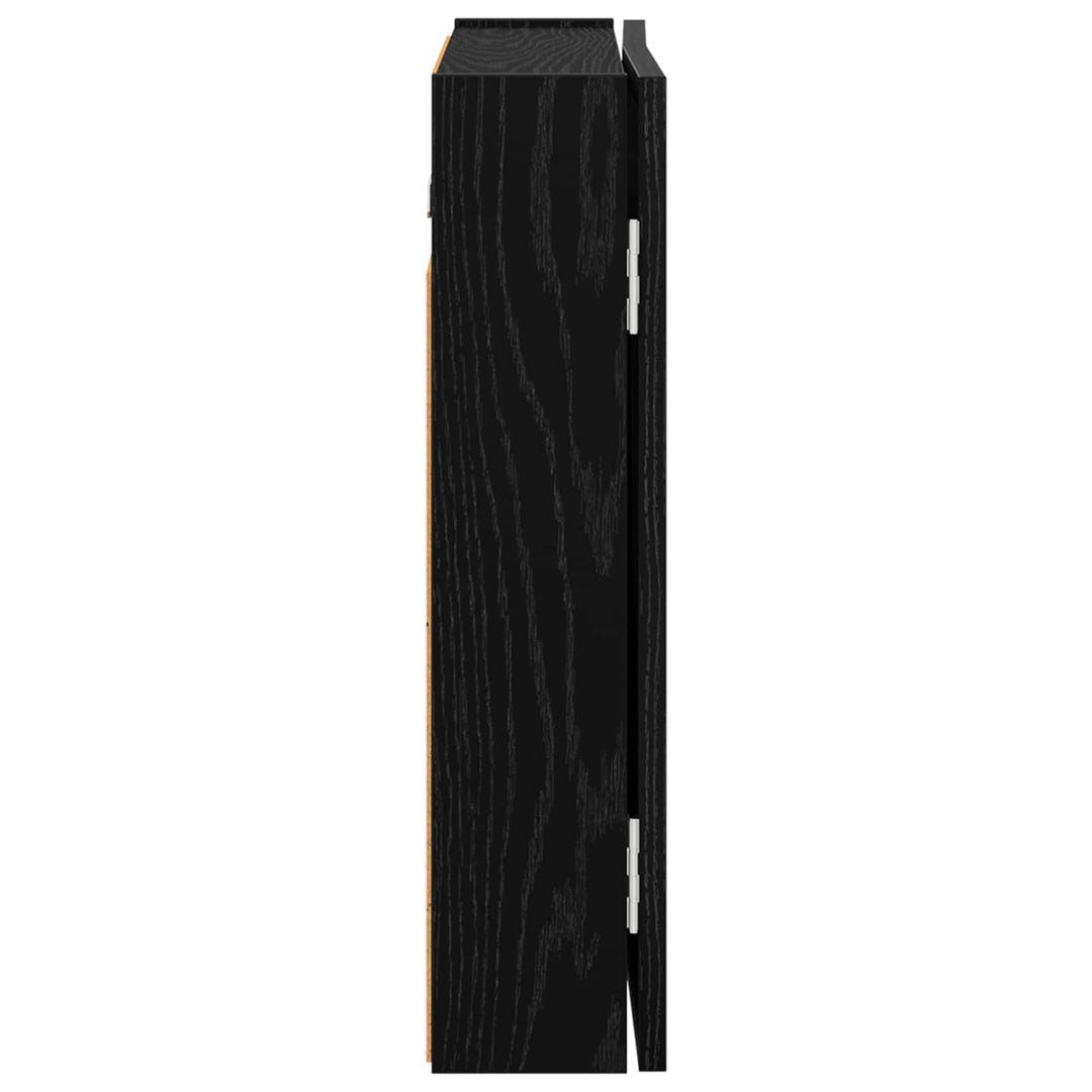 Dartboard Skab Sort eg 56 x 12 x 53,5 cm Konstrueret træ