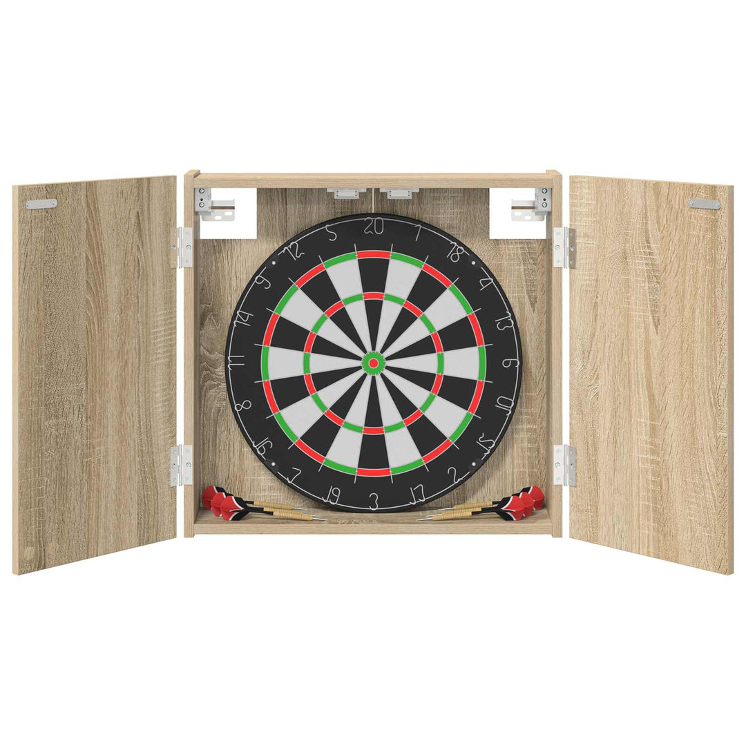 Dartboard Skab Sonoma-eg 56 x 12 x 53,5 cm Konstrueret træ