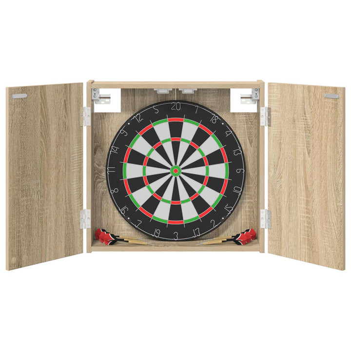 Dartboard Skab Sonoma-eg 56 x 12 x 53,5 cm Konstrueret træ