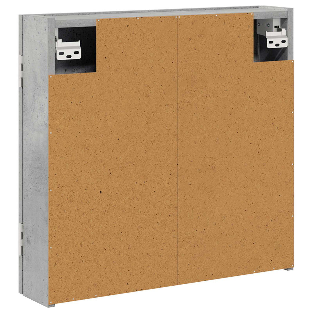 Dartboard Skab Betongrå 56 x 12 x 53,5 cm Konstrueret træ