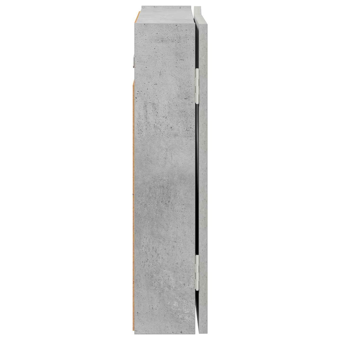 Dartboard Skab Betongrå 56 x 12 x 53,5 cm Konstrueret træ