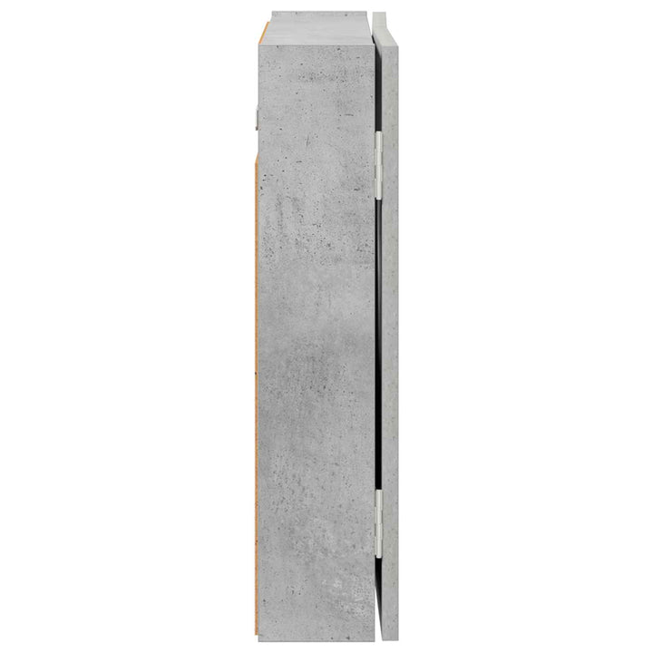 Dartboard Skab Betongrå 56 x 12 x 53,5 cm Konstrueret træ