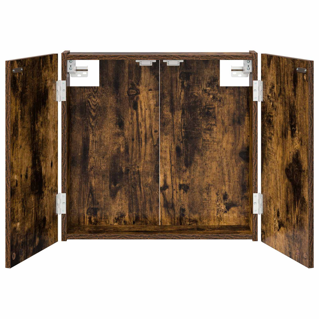 Dartboard Skab Røget eg 56 x 12 x 53,5 cm Konstrueret træ