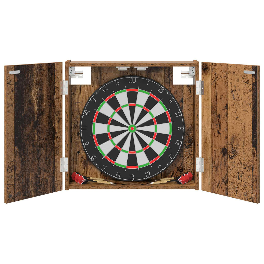 Dartboard Skab Gammelt træ 56 x 12 x 53,5 cm Konstrueret træ