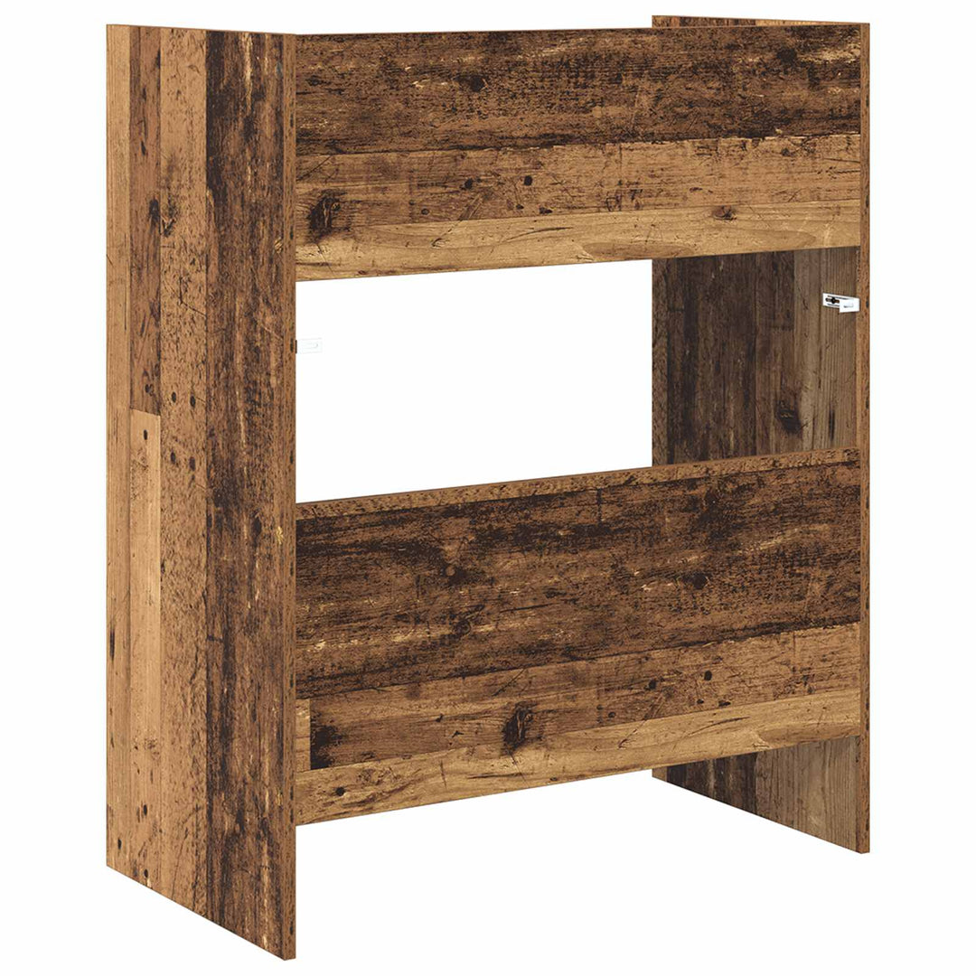 DJ Bord Gammelt træ 102 x 45 x 102 cm Konstrueret træ