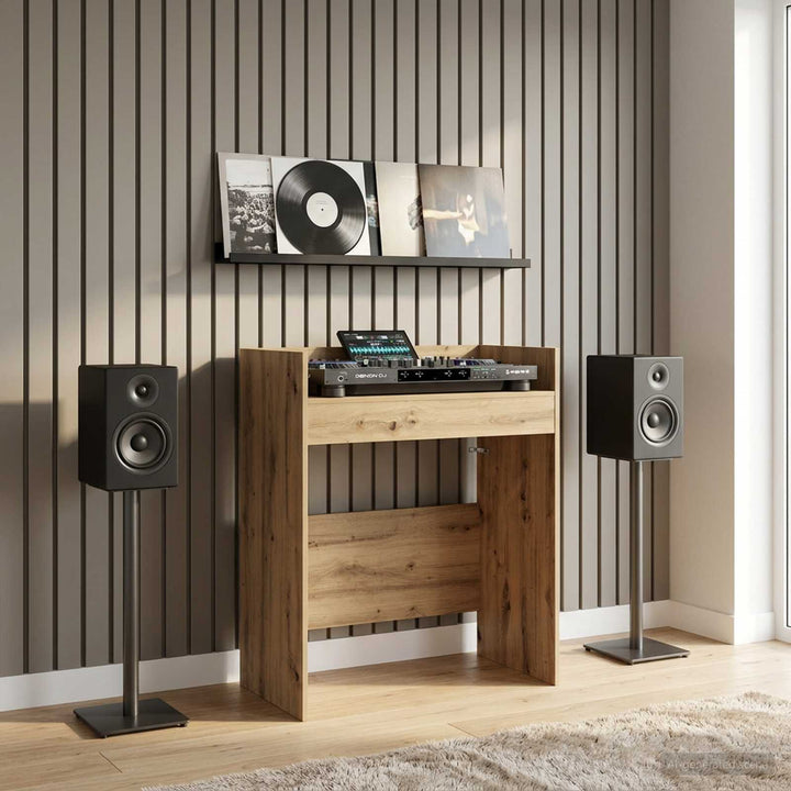 DJ Bord Artisan-eg 102 x 45 x 102 cm Konstrueret træ