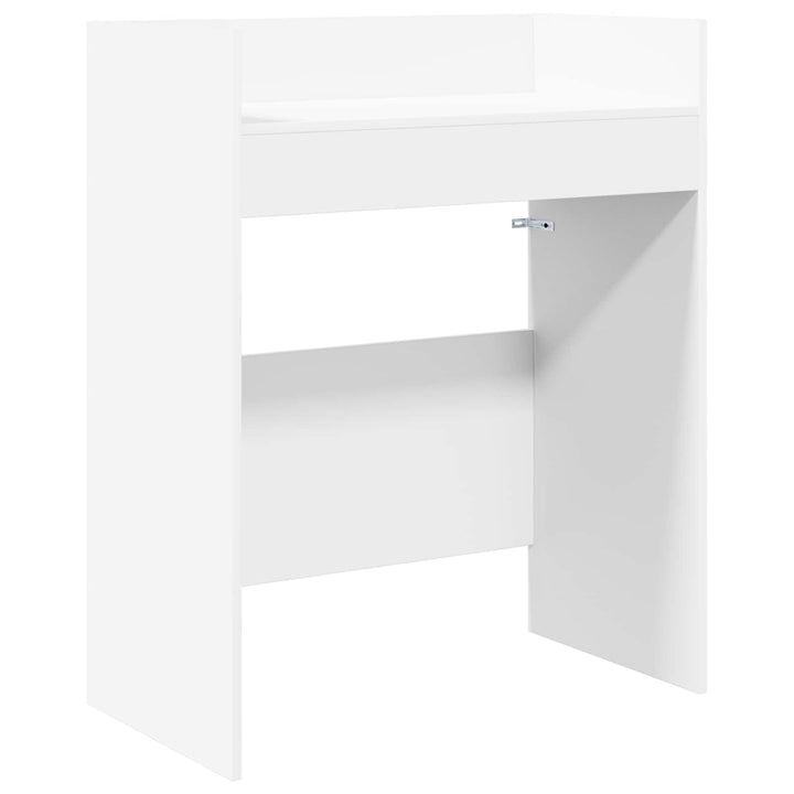 DJ Bord Hvid 82 x 45 x 102 cm Konstrueret træ