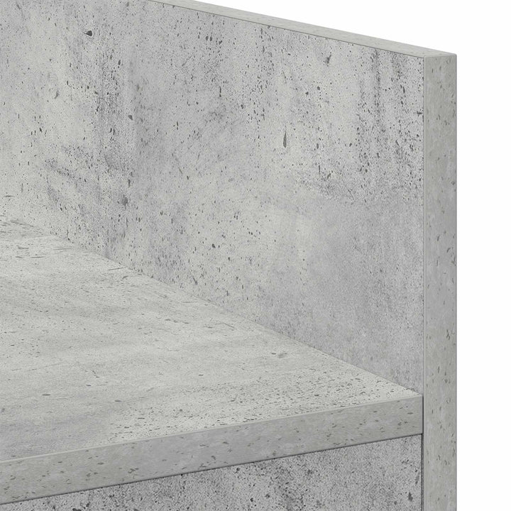 DJ Bord Betongrå 82 x 45 x 102 cm Konstrueret træ