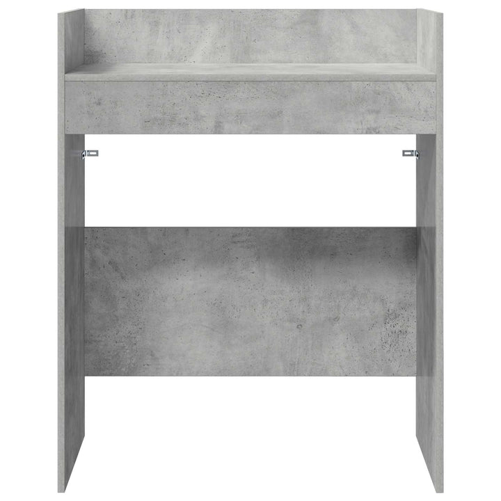 DJ Bord Betongrå 82 x 45 x 102 cm Konstrueret træ