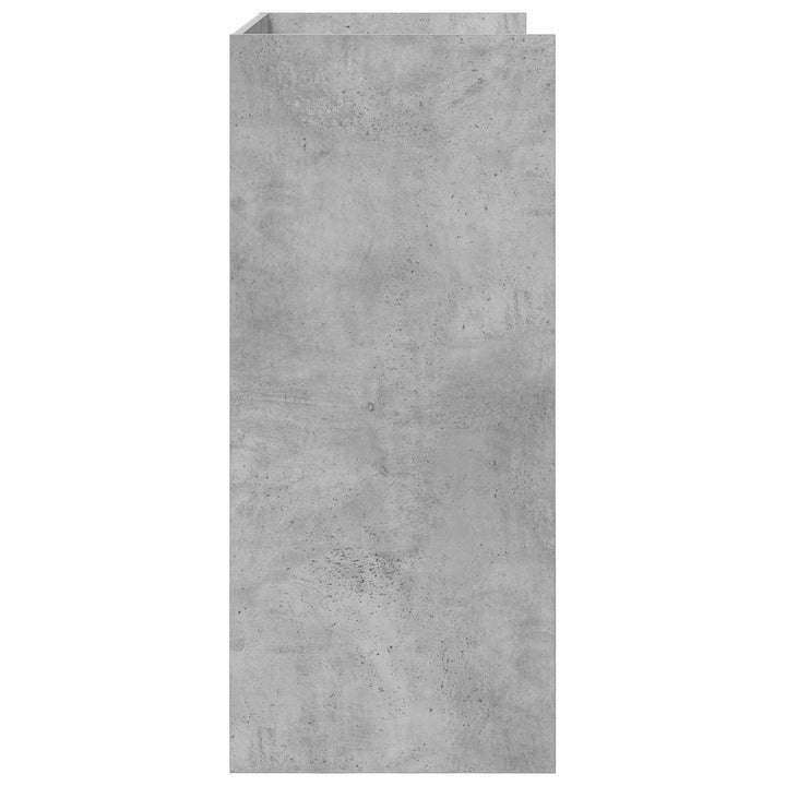 DJ Bord Betongrå 82 x 45 x 102 cm Konstrueret træ