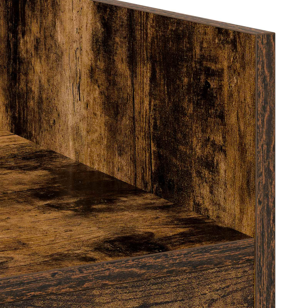 DJ Bord Røget eg 82 x 45 x 102 cm Konstrueret træ
